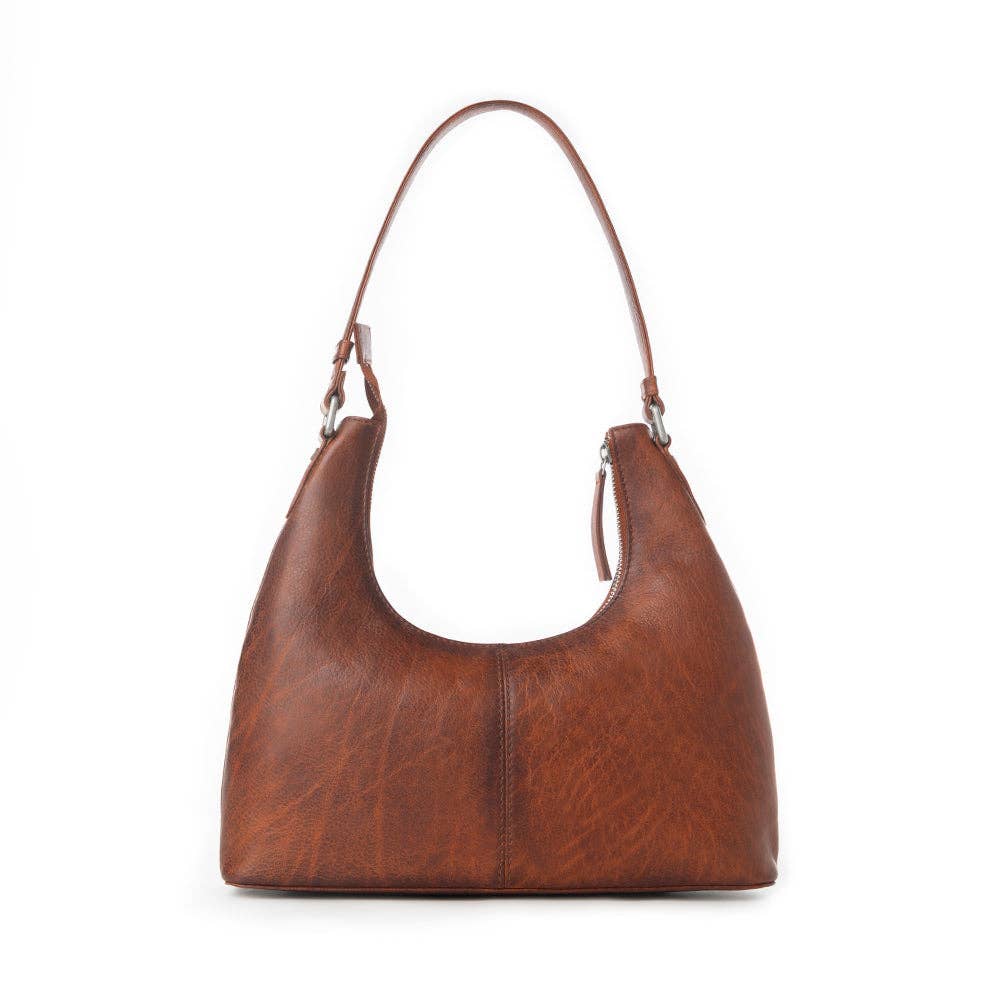 Winchester Loop Tanned Leather Shoulder Bag - Myra Zidana
