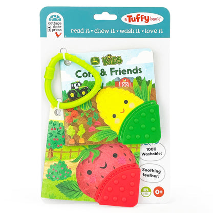John Deere Corn & Friends / Berry Nice! Tuffy Baby Book (Teether)