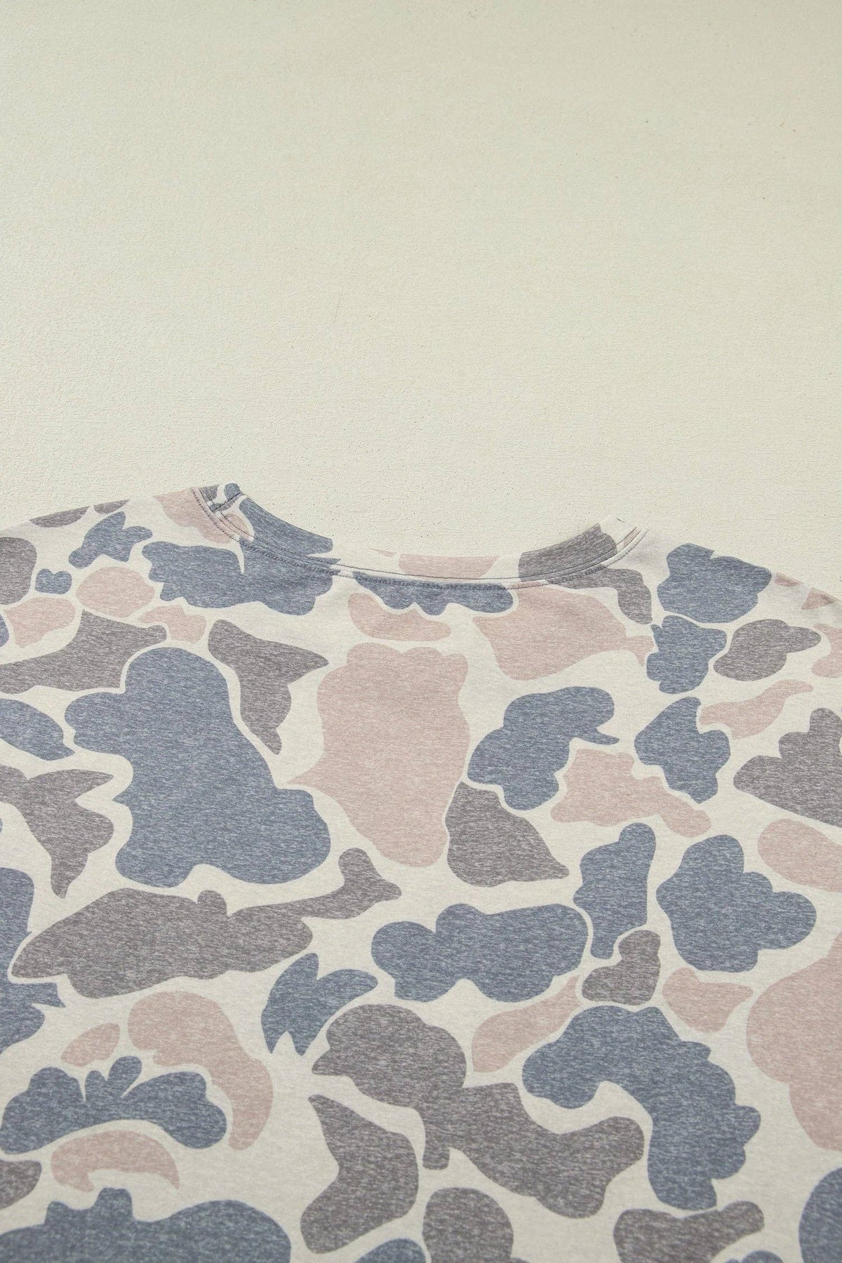 Camouflage Two Piece Tee & Shorts Lounge Set Outfit