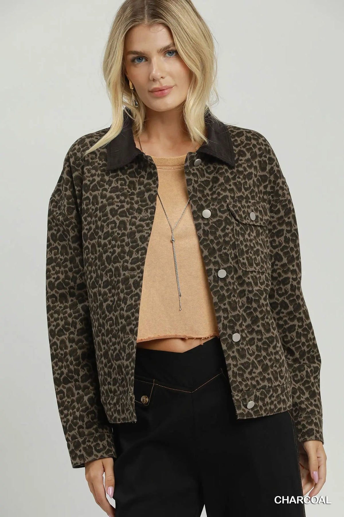 Wild and Free Leopard Print Jacket - Umgee
