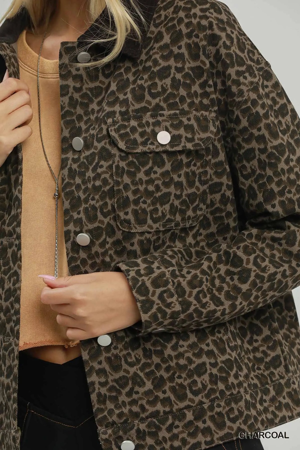 Wild and Free Leopard Print Jacket - Umgee