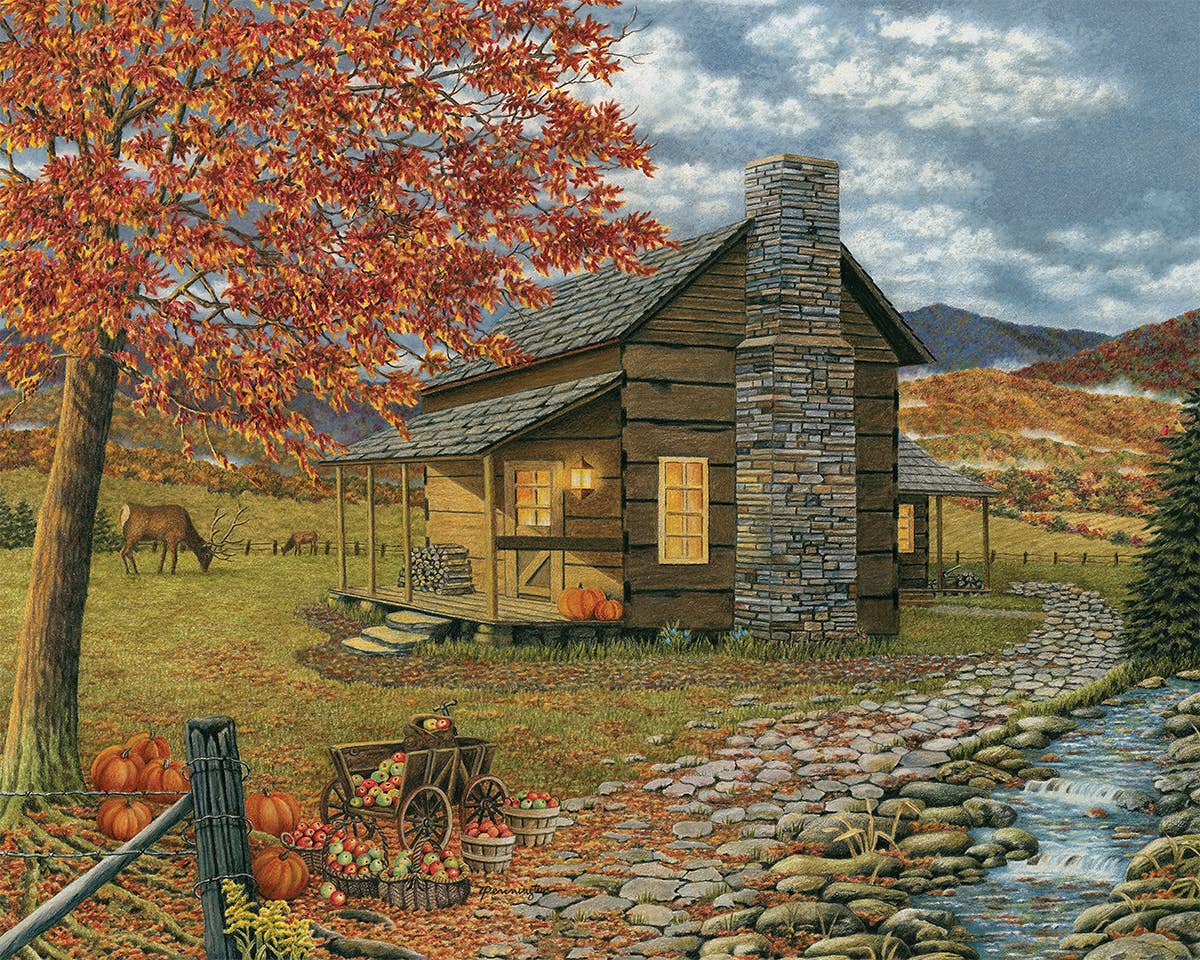A Smoky Mountain Harvest 1000 Piece Heritage Puzzle