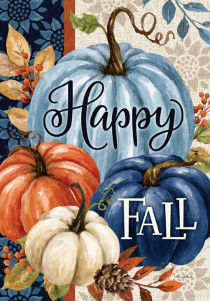 Pumpkin Blues Fall House Flag - 28" x 40"