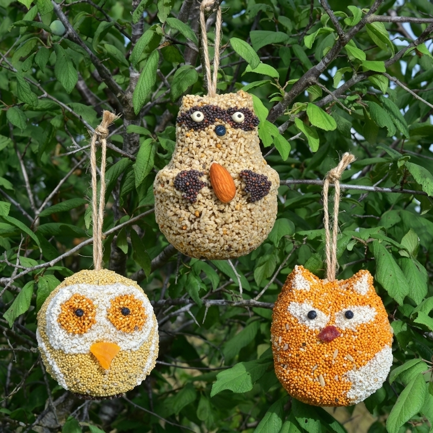 Woodland Friends Bird Treats - Fox, Owl or Raccoon