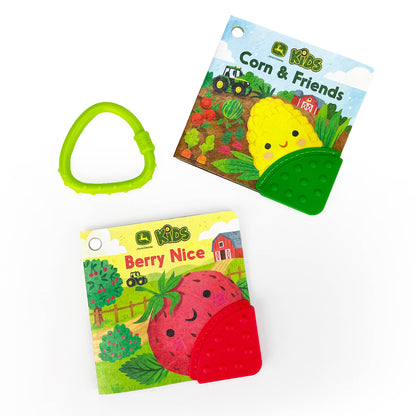 John Deere Corn & Friends / Berry Nice! Tuffy Baby Book (Teether)