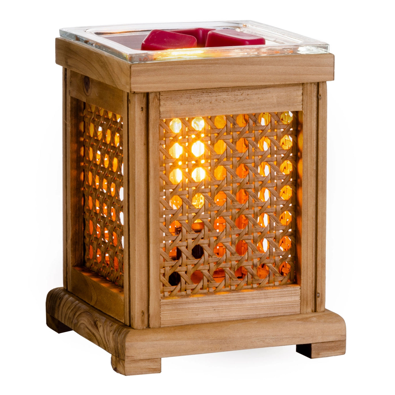 Wood & Cane Wax Warmer