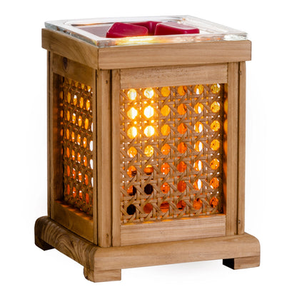 Wood & Cane Wax Warmer