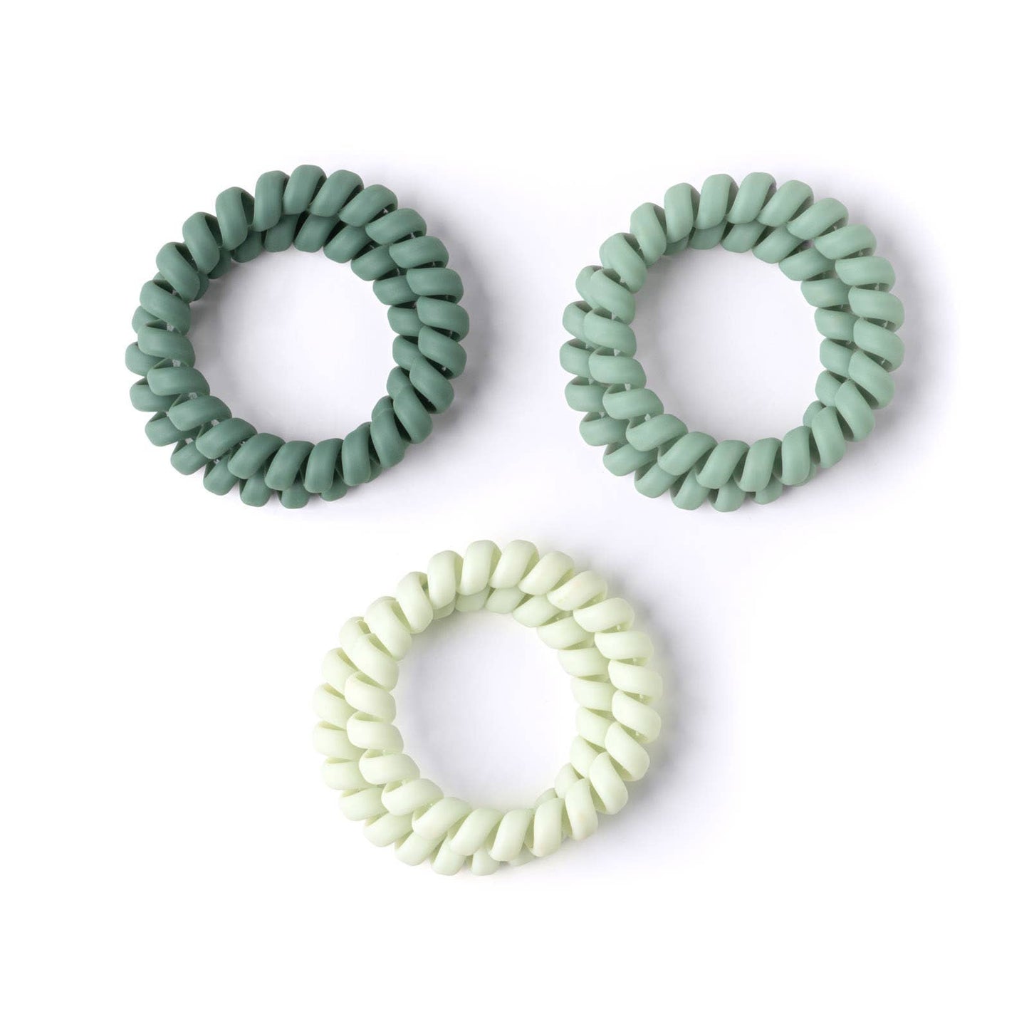 Crush Kinda Spiraling Coil Hair Ties 6 Pk - 4 Color Options