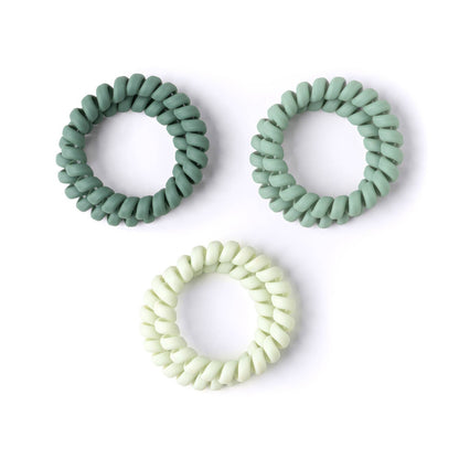 Crush Kinda Spiraling Coil Hair Ties 6 Pk - 4 Color Options
