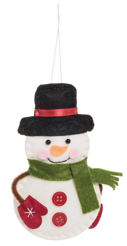 Christmas Jingle Snowman Ornament - 3 Options