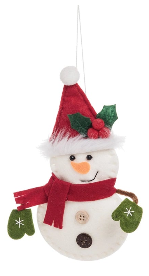 Christmas Jingle Snowman Ornament - 3 Options