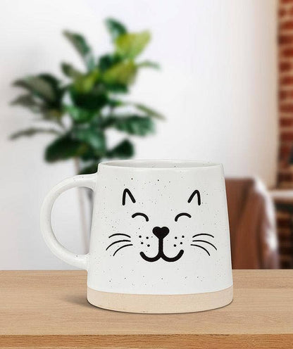 Meowy Cat Face Mug - 14oz