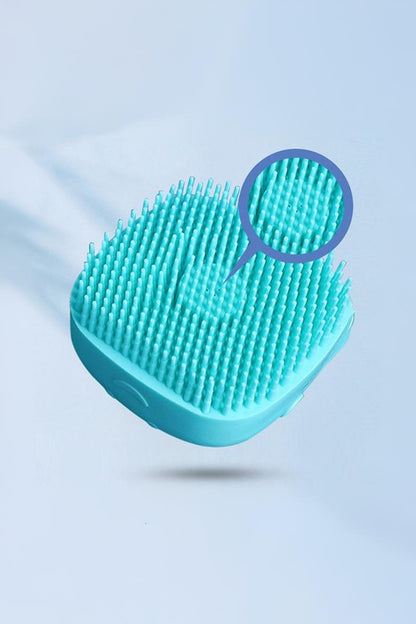 Pet Scrubber Bath Brush Shampoo Dispenser