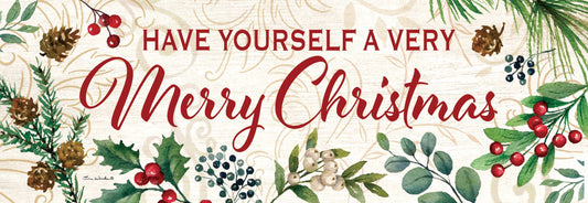 Have Yourself a Very Merry Christmas Signature Sign - Custom Decor