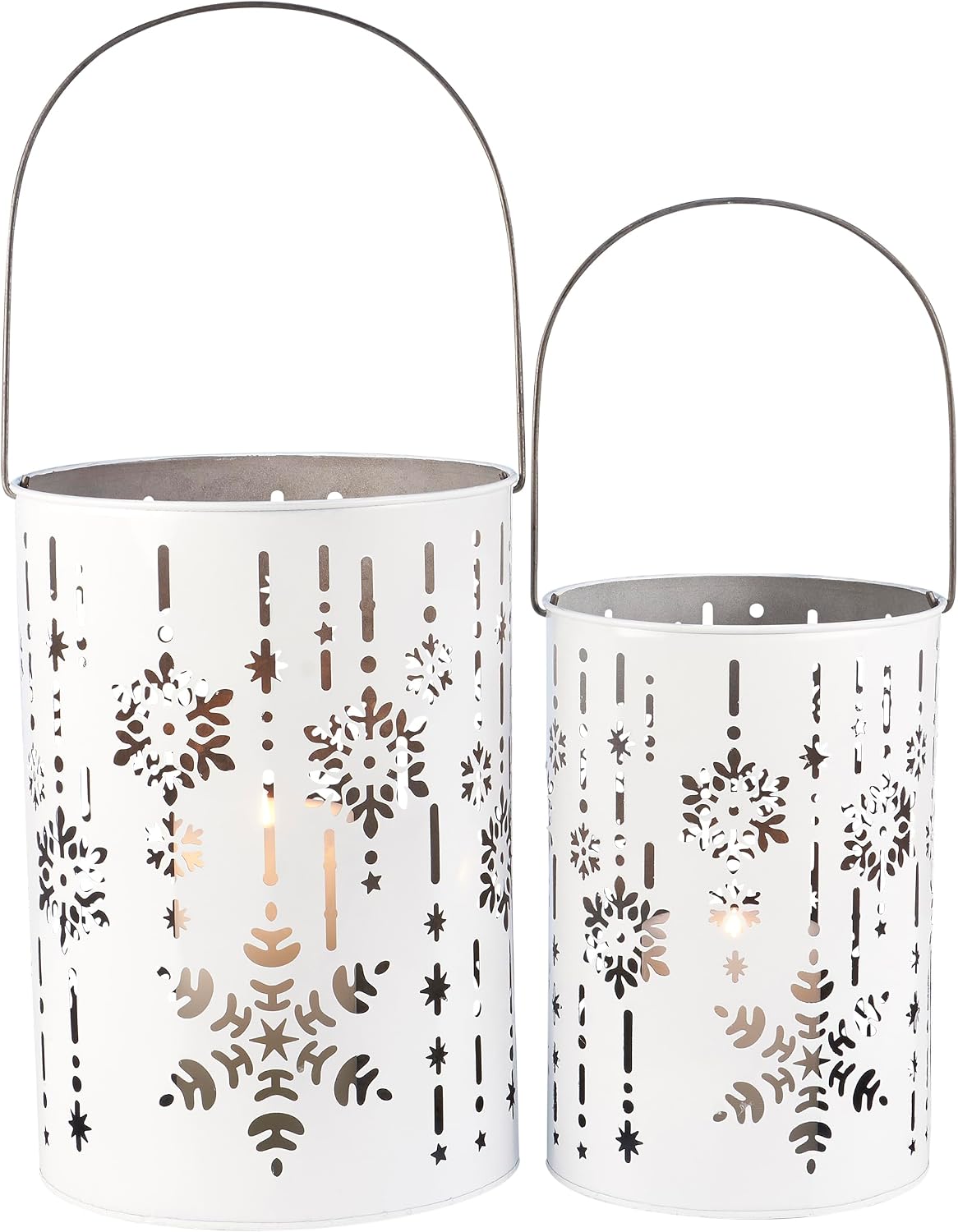 Nordic Snowflake Lantern Luminary - 2 Sizes