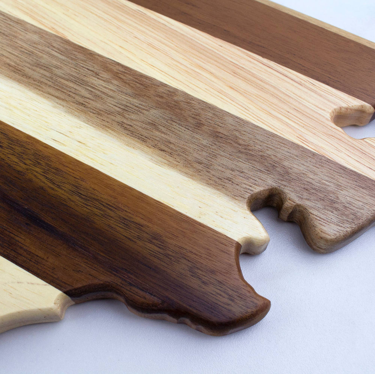 Wooden North Carolina Cutting & Serving Board - Rock & Branch® Shiplap Series