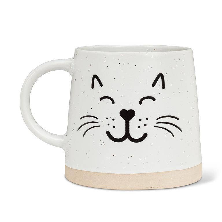 Meowy Cat Face Mug - 14oz