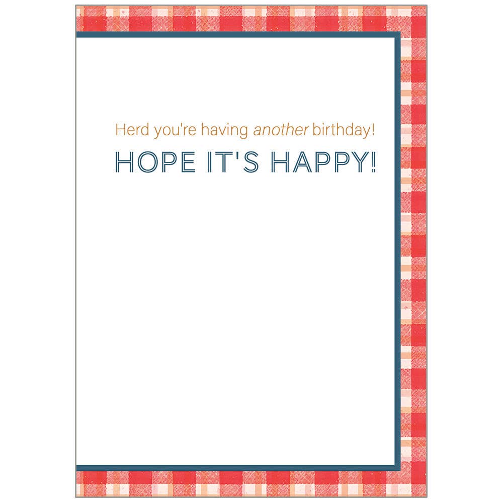 Highland Farmer -Happy Birthday Greeting Card