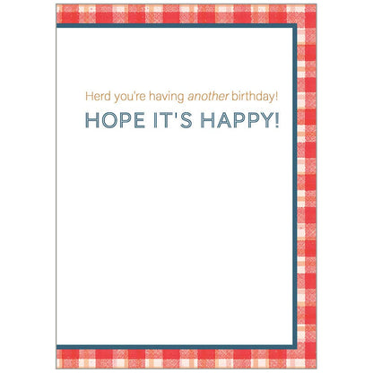 Highland Farmer -Happy Birthday Greeting Card