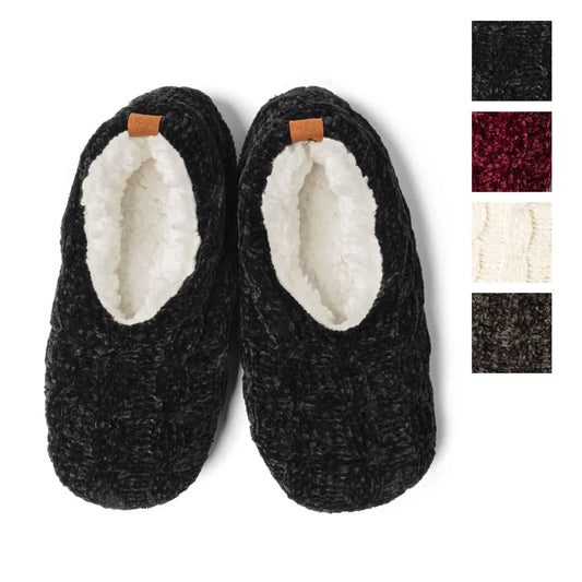 Beyond Soft Chenille Slippers - 4 Color Options