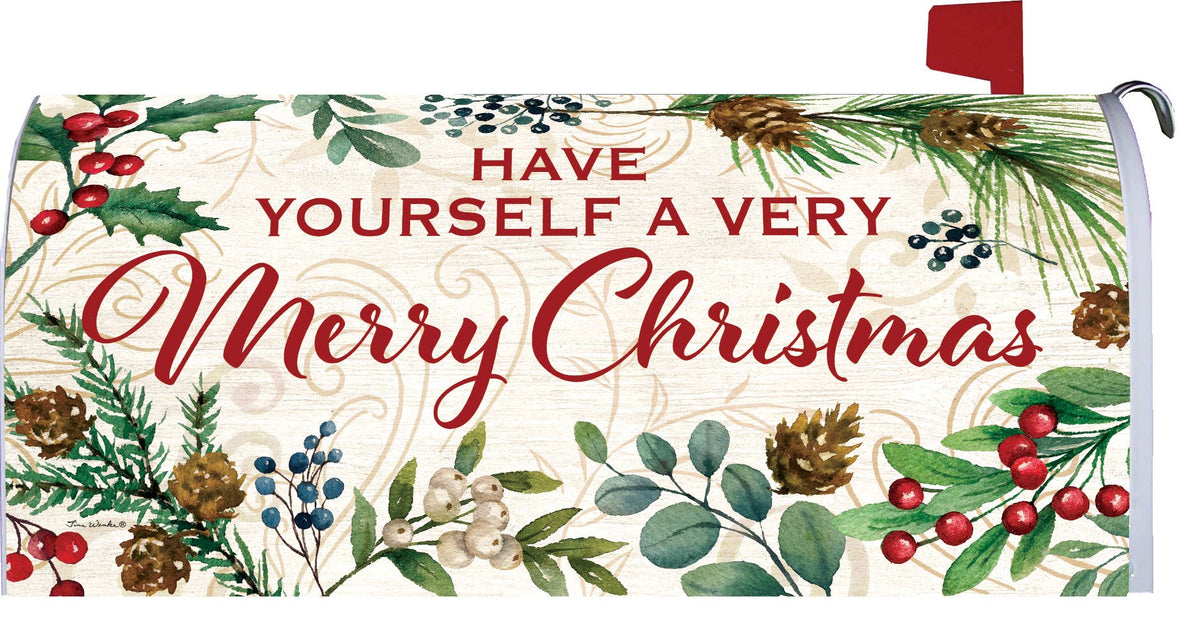Have Yourself a Very Merry Christmas mAilboc Cover - Custom Decor Standard Size