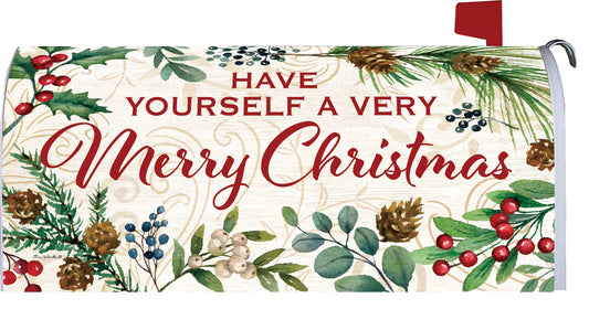 Have Yourself a Very Merry Christmas mAilboc Cover - Custom Decor Standard Size