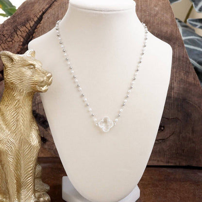 Lucky Light Clover Pendant Necklace