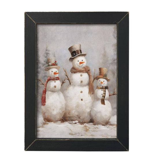 Frosty and Friends Framed Art