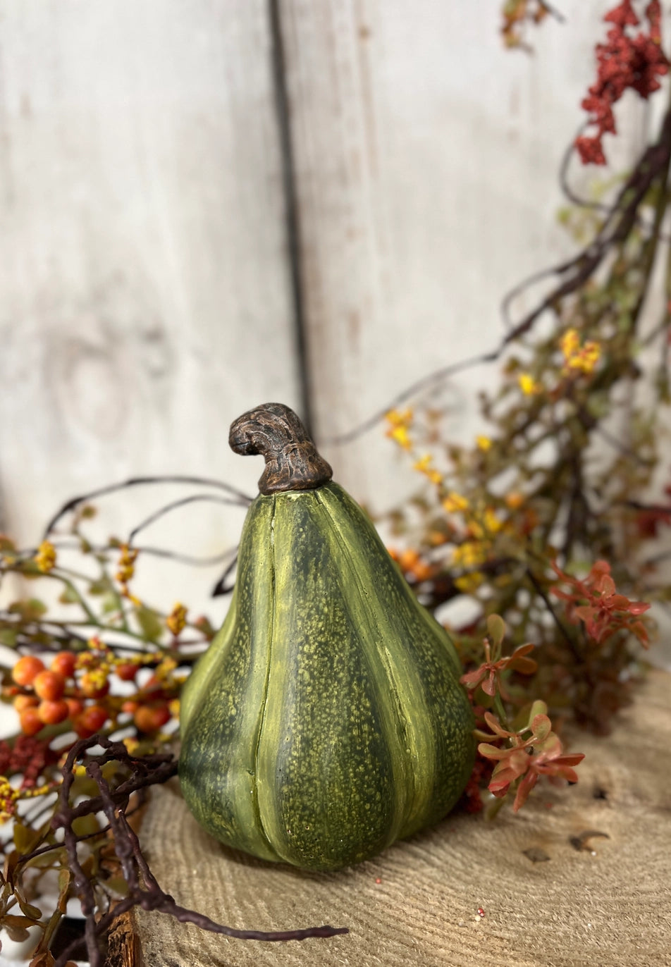 Green Gourd Tabletop Decor - Ceramic
