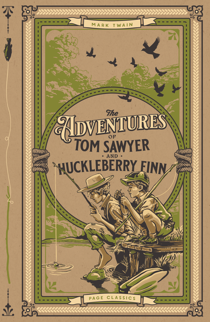 The Adventures of Tom Sawyer and Huckleberry Finn - Deluxe Hardcover