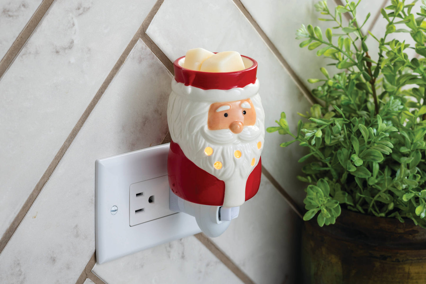 St. Nick Pluggable Fragrance Wax Warmer - Santa Christmas