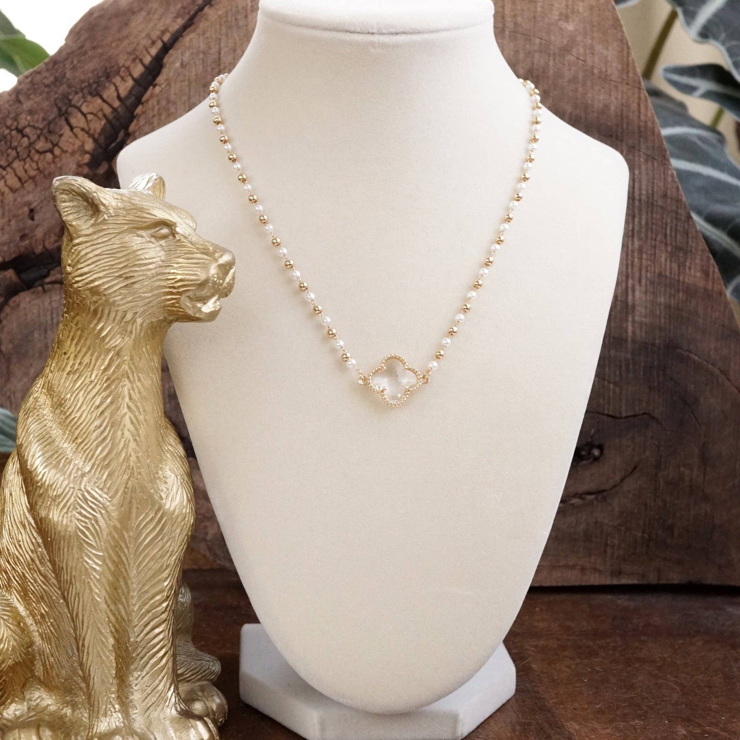 Lucky Light Clover Pendant Necklace
