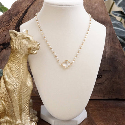 Lucky Light Clover Pendant Necklace