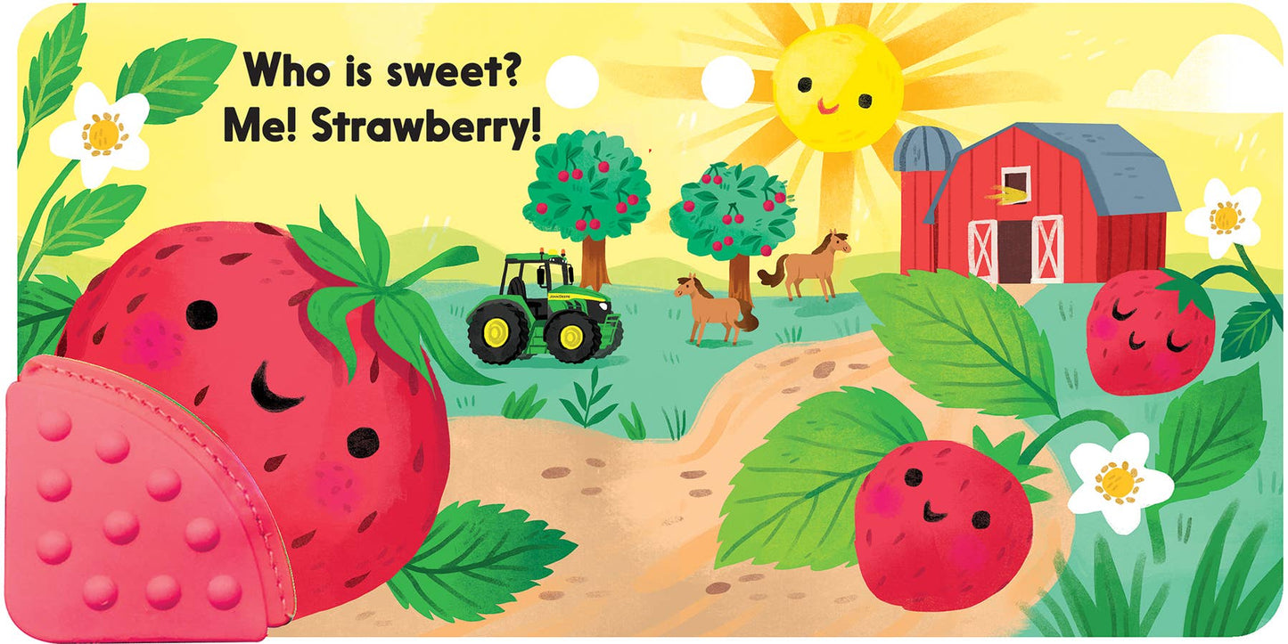 John Deere Corn & Friends / Berry Nice! Tuffy Baby Book (Teether)