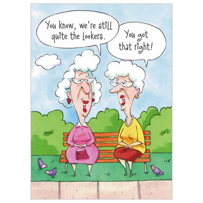 Good Lookers - Birthday Funny Birthday Greeting Card