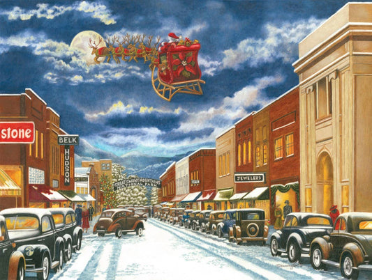Santa Comes to Town ‘1934’ 550 Piece Christmas Jigsaw Puzzle - Heritage Puzzle