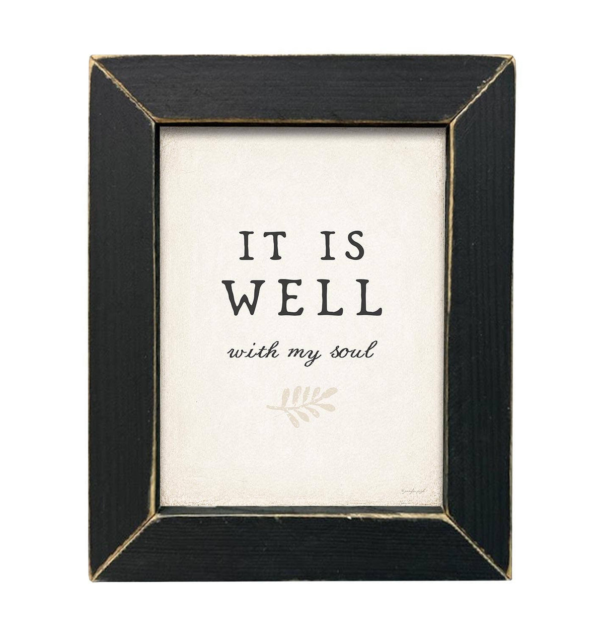 It Is Well With My Soul Inspirational Framed Wall Art