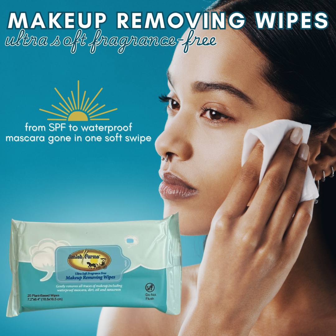 Makeup Removing Wipes – Plant-Based & Fragrance-Free Amish Farms