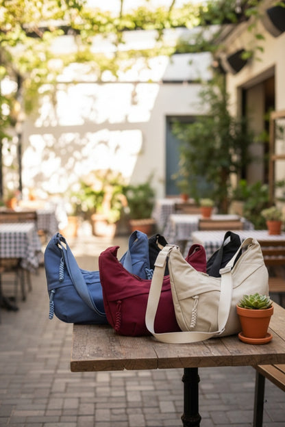 Large Crescent Crossbody Bag - Color Options