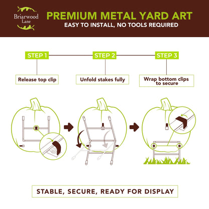 Harlequin Mums Metal Yard Art Garden Stake
