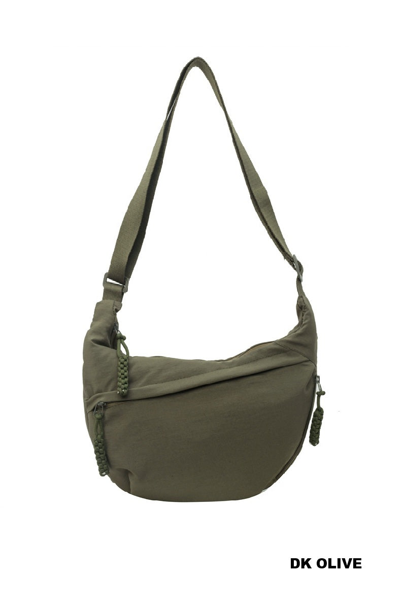 Large Crescent Crossbody Bag - Color Options