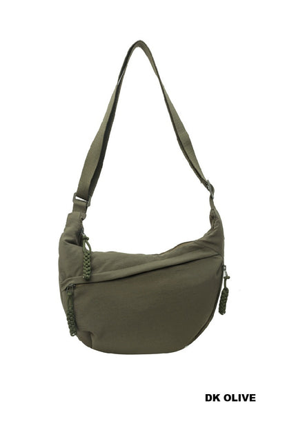 Large Crescent Crossbody Bag - Color Options