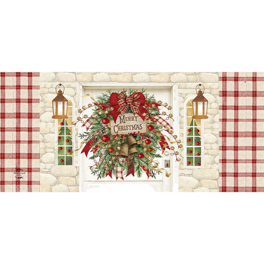 Holiday Door Swag Mini Mat - Fits Sassafras Doormat Base Tray