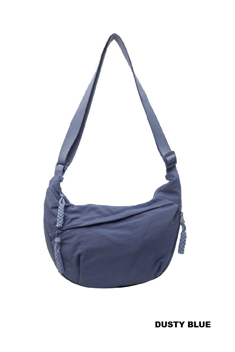 Large Crescent Crossbody Bag - Color Options