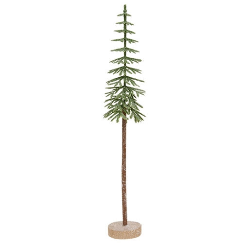 Sugar Plum Frosted Mini Pine Tree - 3 Sizes