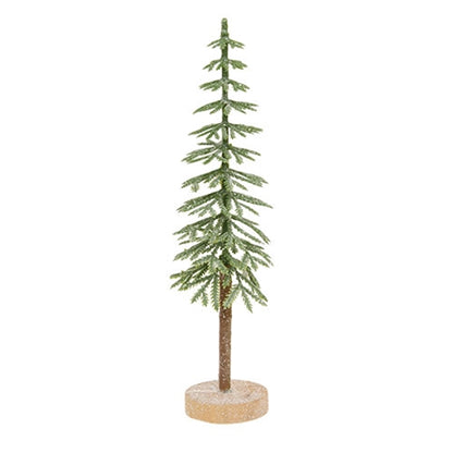 Sugar Plum Frosted Mini Pine Tree - 3 Sizes