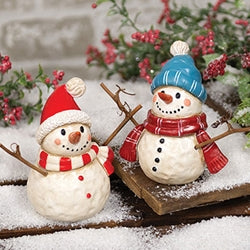 Happy Little Resin Snowman - 2 Options