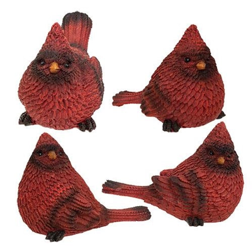 Feathered Friends Resin Cardinal Figurine - 4 Options