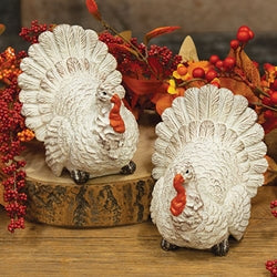 Resin Harvest Turkey Tabletop Statuary