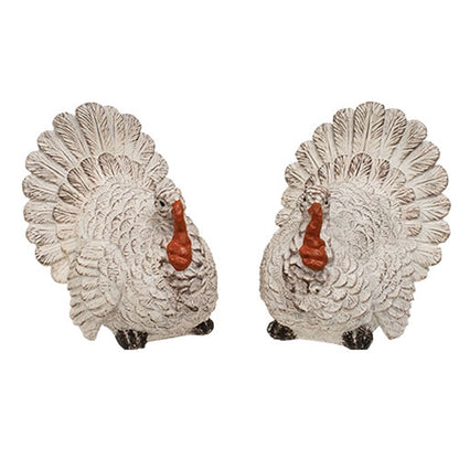 Resin Harvest Turkey Tabletop Statuary